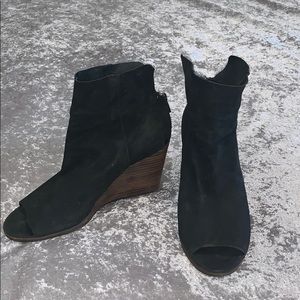 Lucky Brand Booties Peep Toe